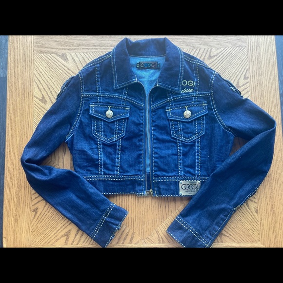 Cropped denim jacket - Picture 3 of 6